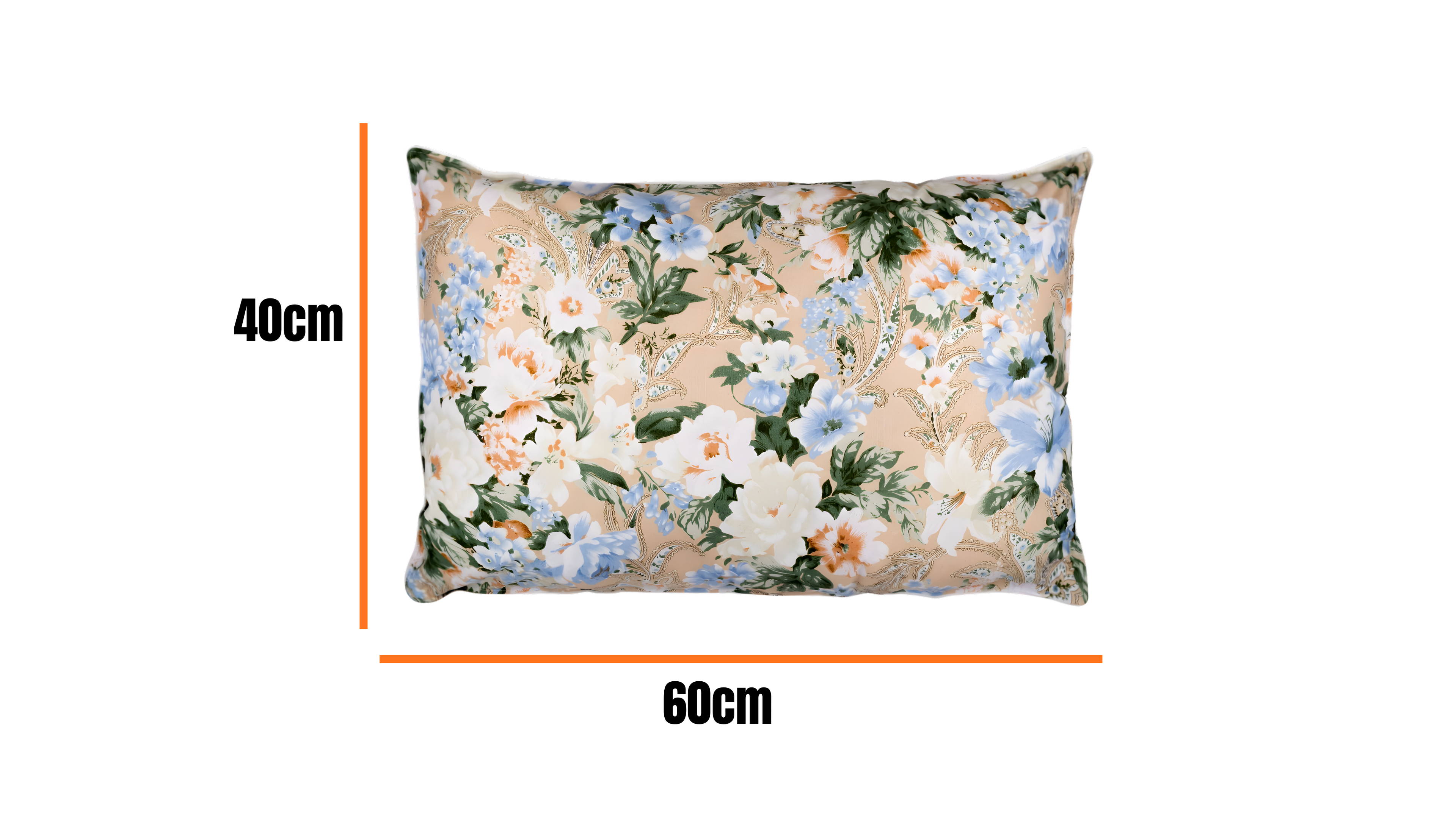 Perna 40x60 cm, Flori Albastre