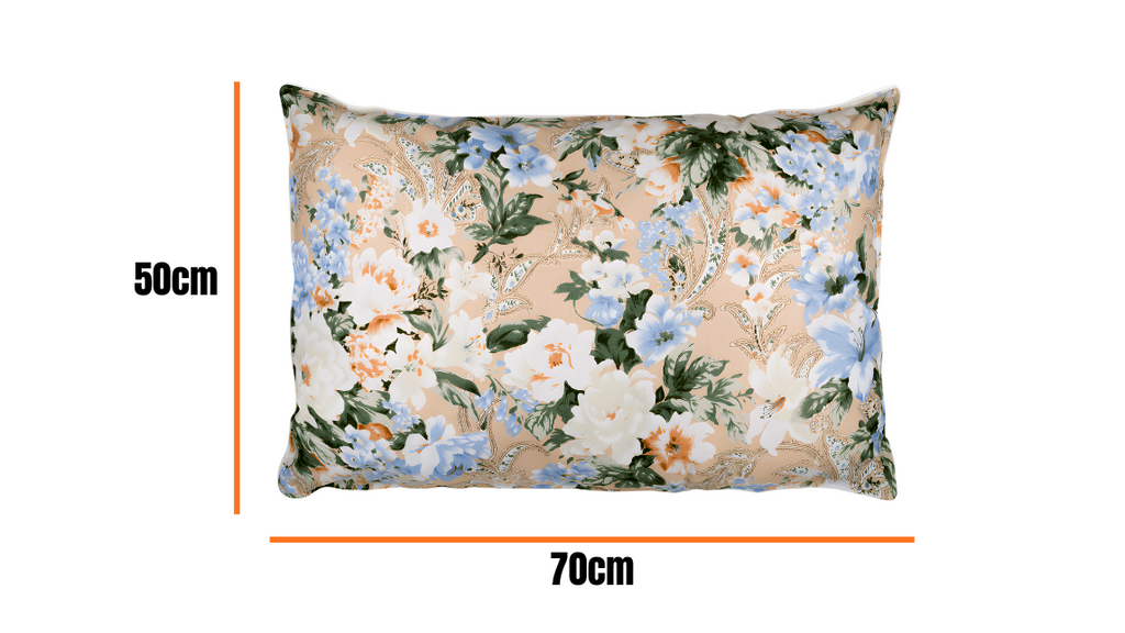 Perna 50x70 cm, Flori Albastre