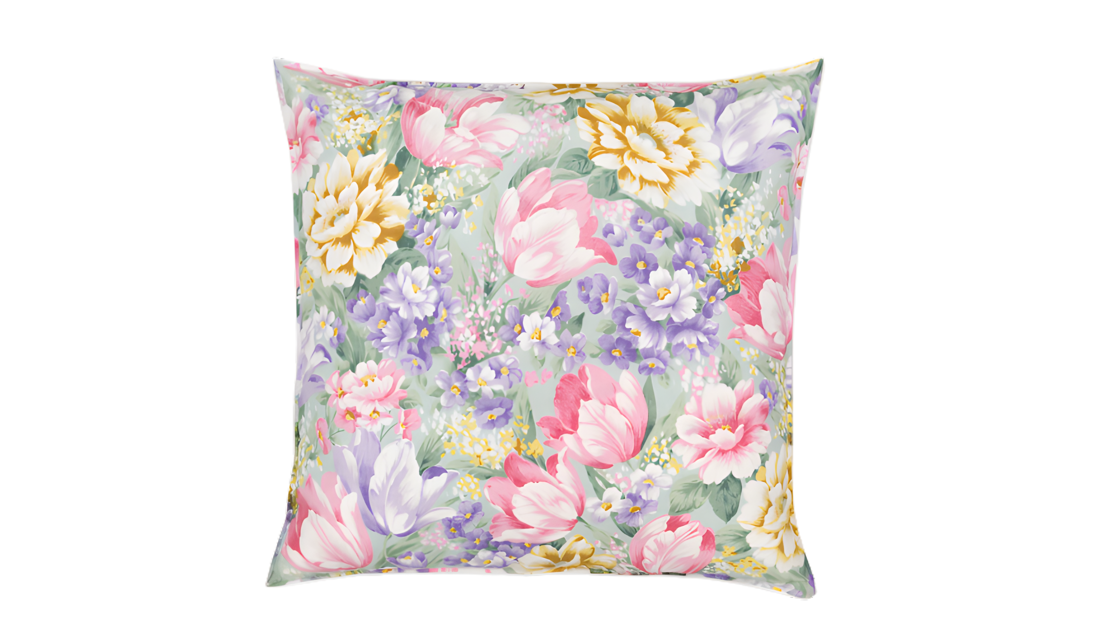 Perna 70x70 cm, Flori mov