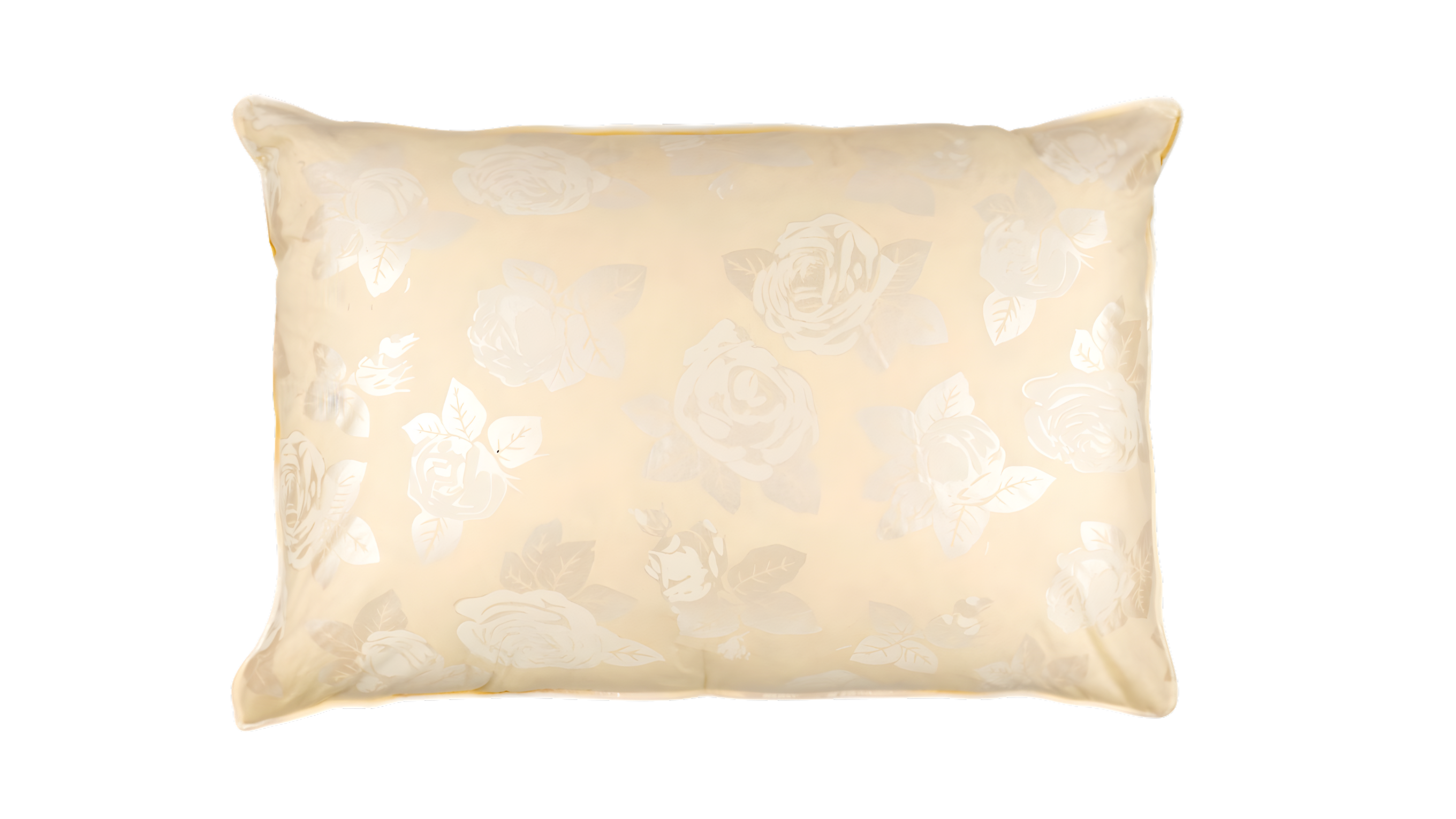 Perna 40x60 cm, Crem cu trandafiri argintii