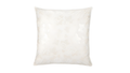 Perna 60x60 cm, Alb cu trandafiri argintii