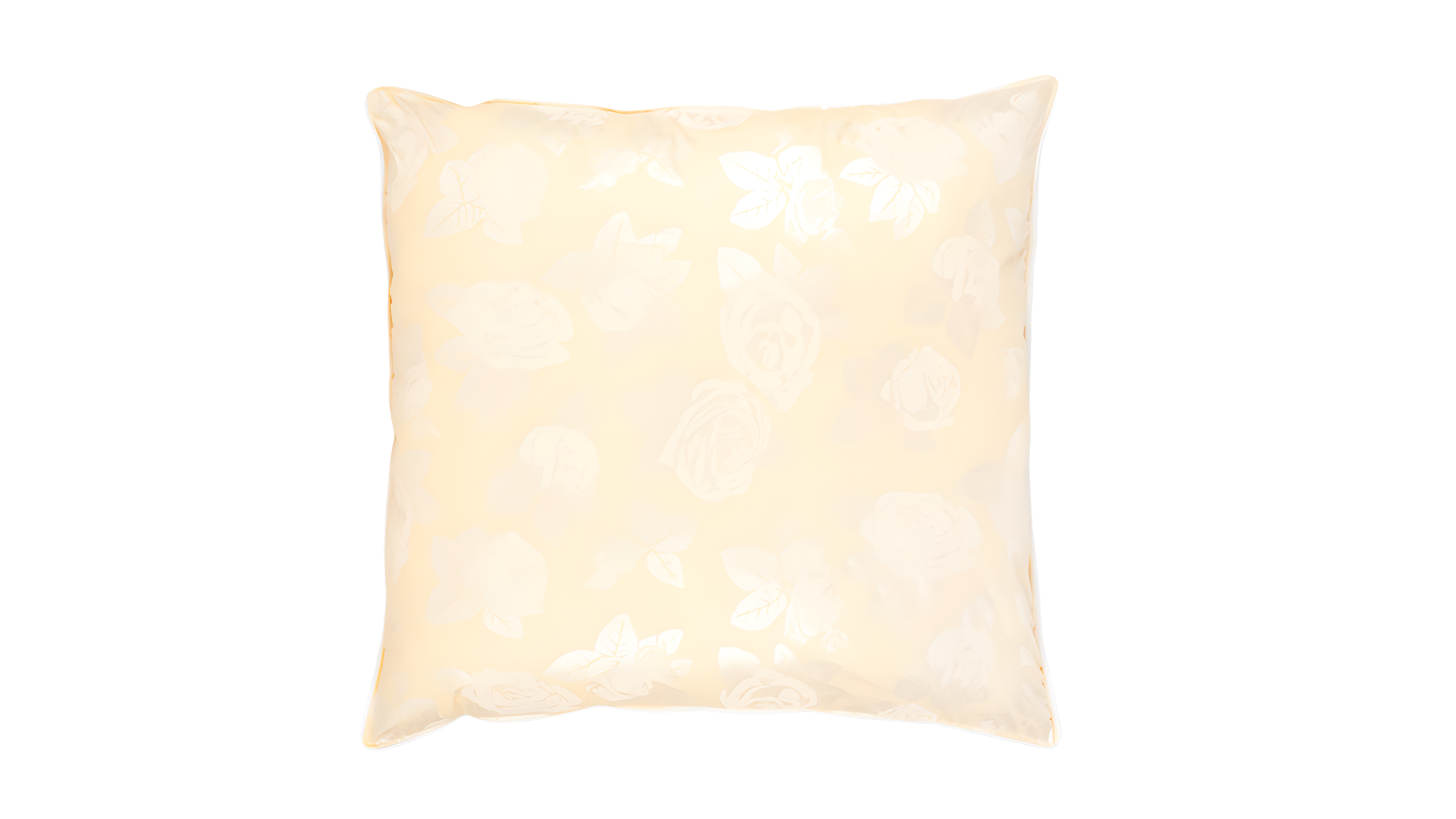 Perna 60x60 cm, Crem cu trandafiri argintii