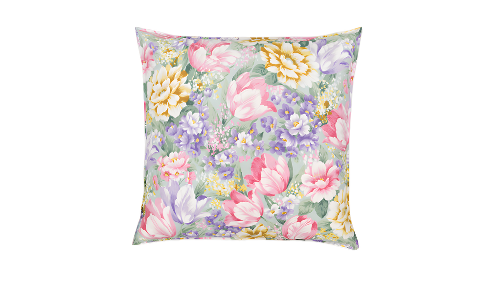 Perna 60x60 cm, Flori mov
