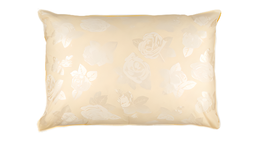 Perna 50x70 cm, Crem cu trandafiri argintii